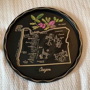 Vintage OREGON metal state plate collectable